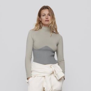 Zara ribbed sweater
